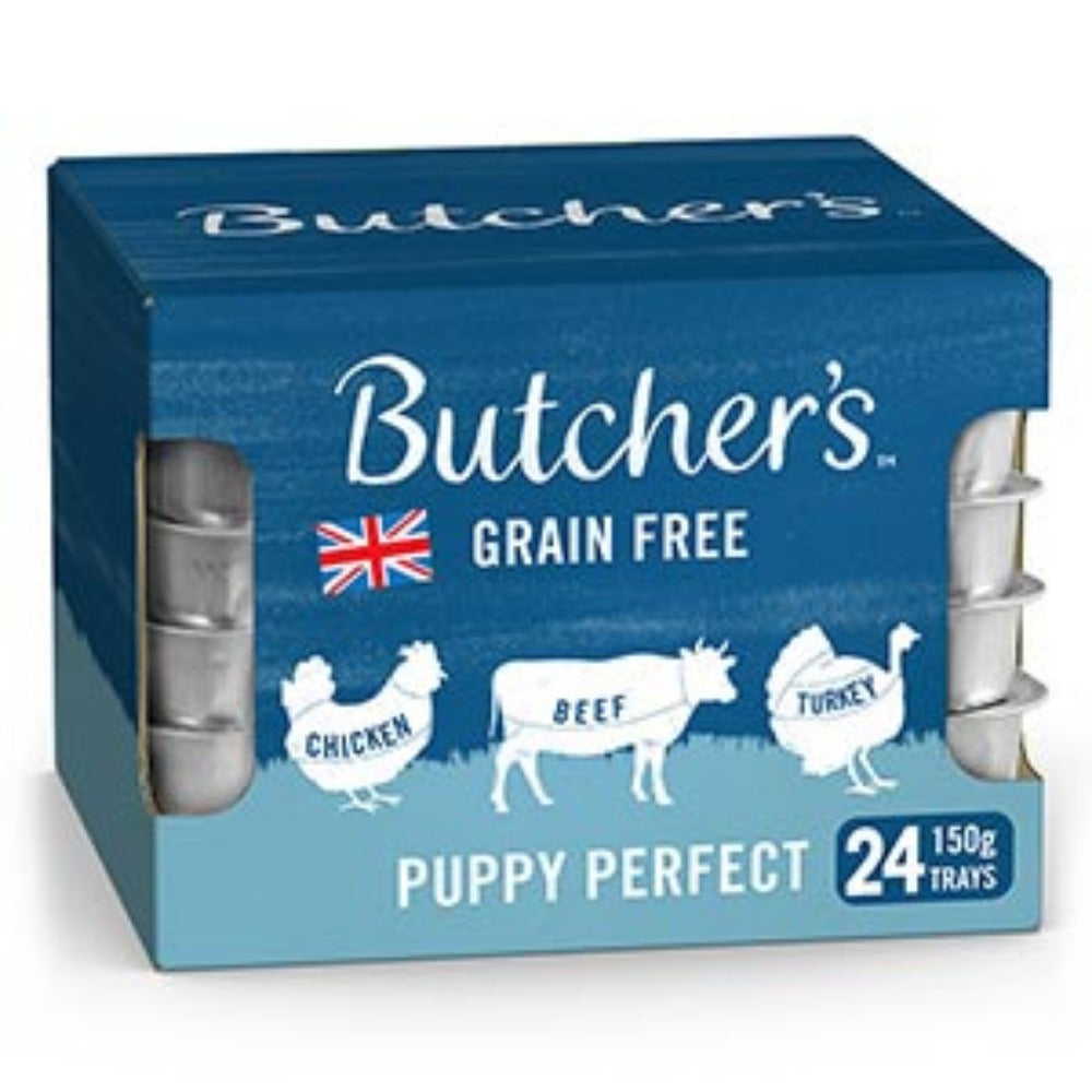 Butcher's Tray Puppy Perfect - 24x150g