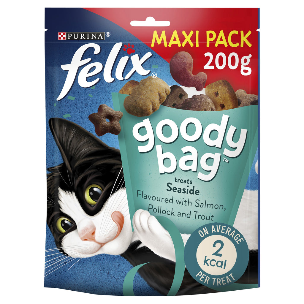 Felix Goody Bag Seaside Mix Cat Treats - 200g