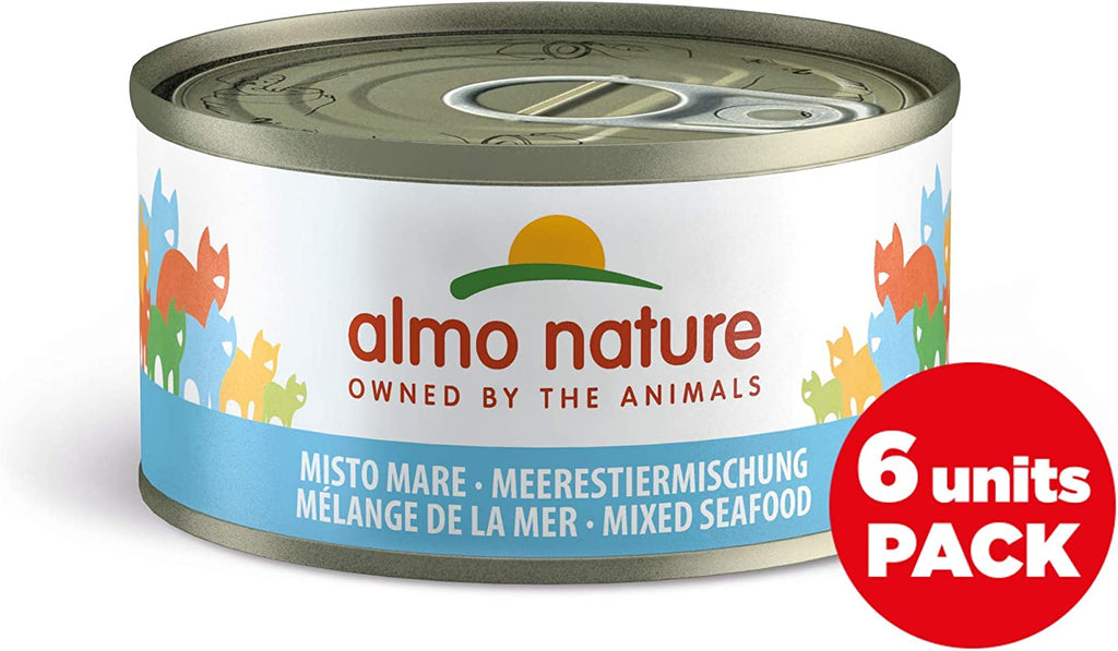 Almo Nature Mega Pack Wet Cat Food in Tins - Mixed Seafood