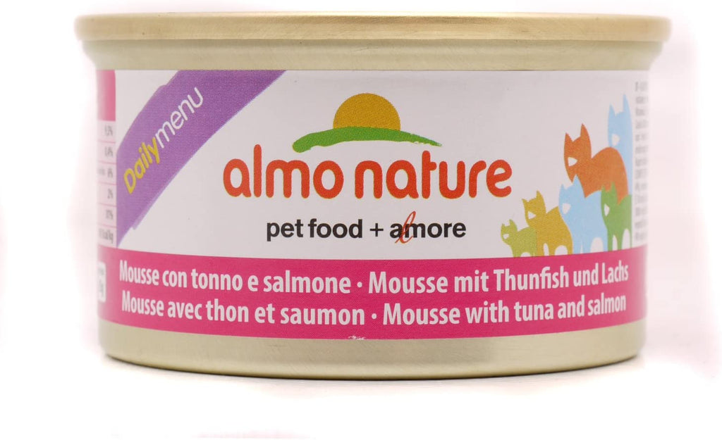 Almo Nature Daily Grain Free Mousse for Cats - Tuna And Salmon