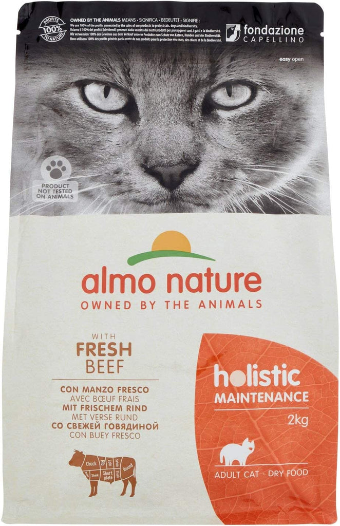 Almo Nature Holistic Maintenance Dry Cat Food - Fresh Beef