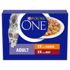 Purina One Chicken & Beef Adult Mini Fillets In Gravy