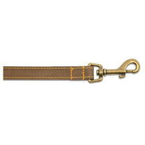Timberwolf Leather Lead for Dogs - Sable - 19mm X1m