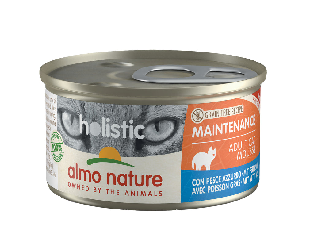 Almo Nature Holistic Maintenance Wet Cat Food in Can - Oily Fish