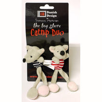 Danish Design Plush Cat Toy Midge & Madge Catnip Duo 13cm