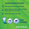 Catsan Natural Biodegradable Clumping Cat Litter 20l  - Usage Instruction