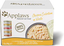 Applaws Chicken Collection Multipack 12x70g Cans Wet Cat Food