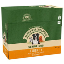 James Wellbeloved Senior Dog Pouches Turkey 150g