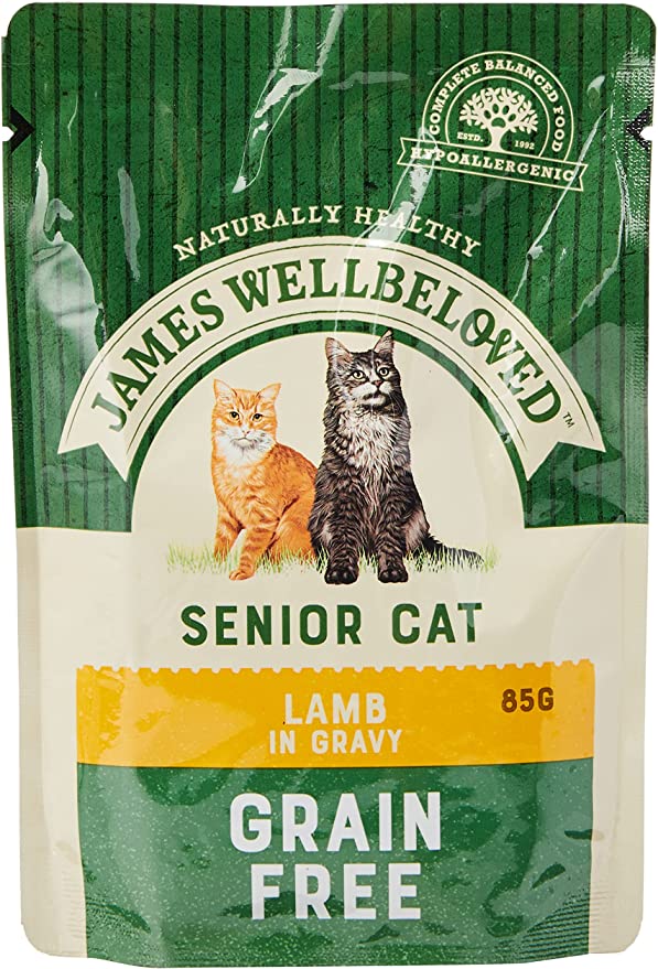 James Wellbeloved Grain-Free Lamb Pouch for Cats - 85g