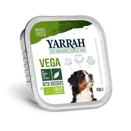 Yarrah Organic Grain Free Vegies With Rosehips Chunks for Dogs 150g