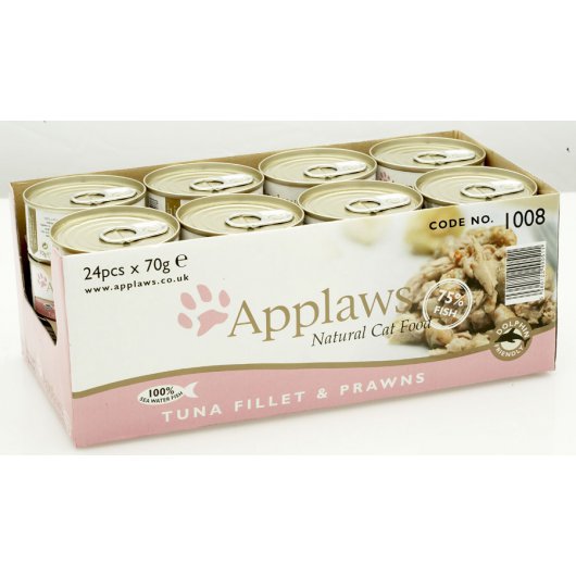 Applaws Tuna Fillet & Prawn Tinned Food for Cats - 156g