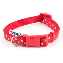 Ancol Vintage Polka Dot Dog Collar