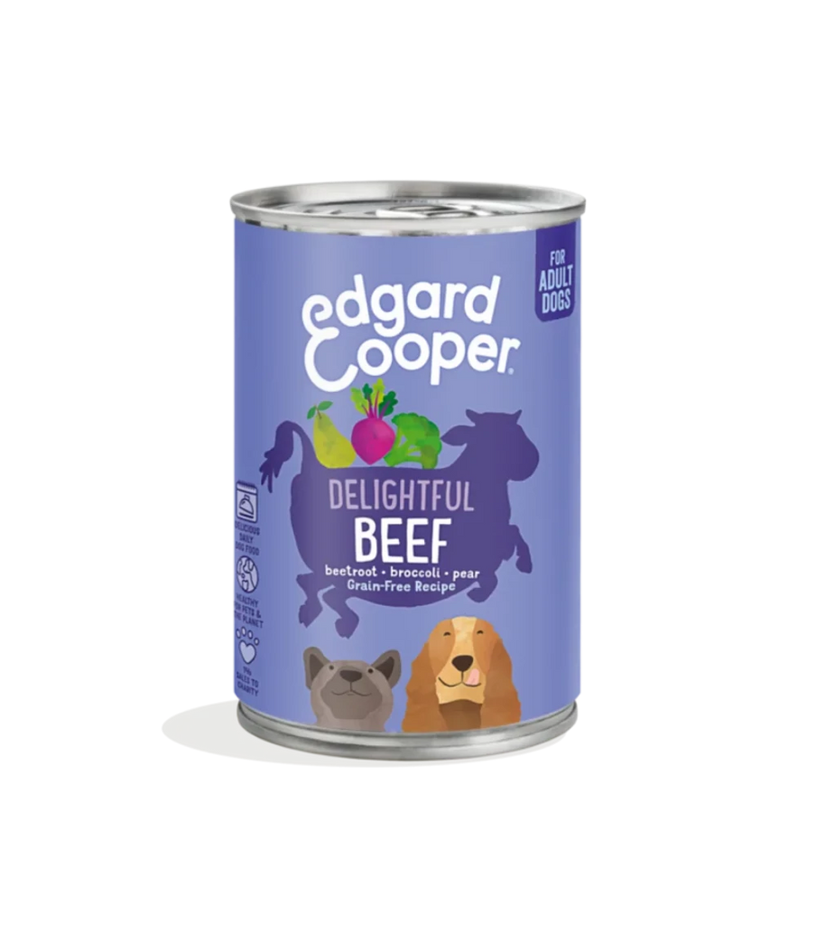 Edgard & Cooper Dog Wet Tin Beef 400g