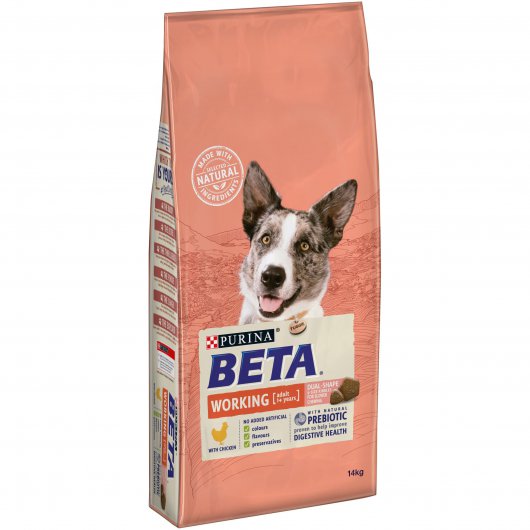 Purina Beta Working Dogs Chicken Food for Dogs 14kg