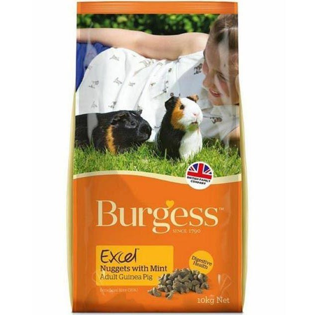 Burgess Excel Guinea Pig - Tasty Nuggets - 10Kg