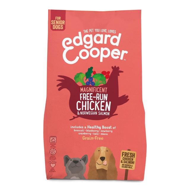 Edgard & Cooper Chicken & Salmon Dry Food for Senior Dogs 12kg