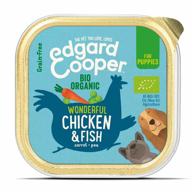 Edgard & Cooper Organic Chicken & Fish Wet Food for Dogs 150g