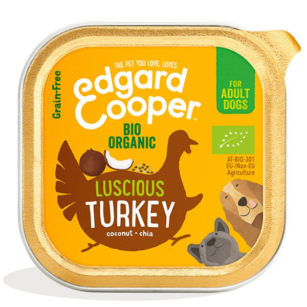 Edgard & Cooper Organic Turkey Wet Food for Dogs 100g