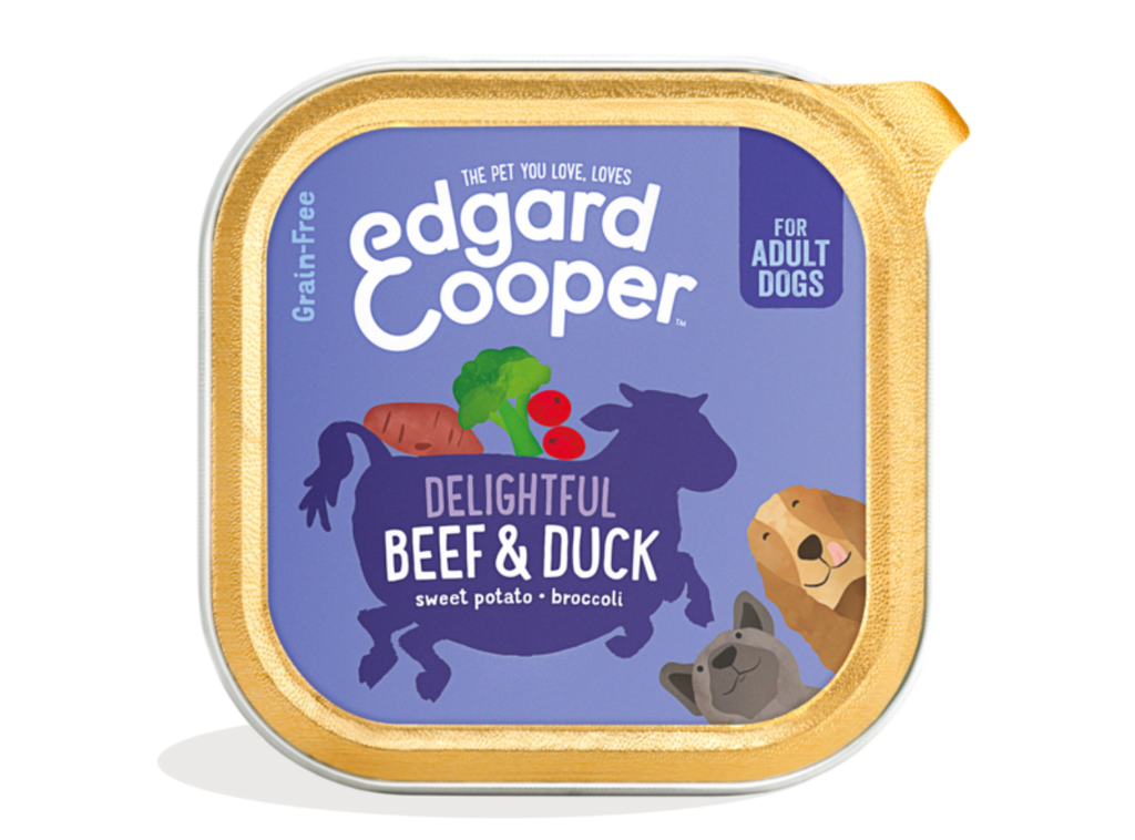 Edgard & Cooper Dog Wet Cup Beef & Duck 150g