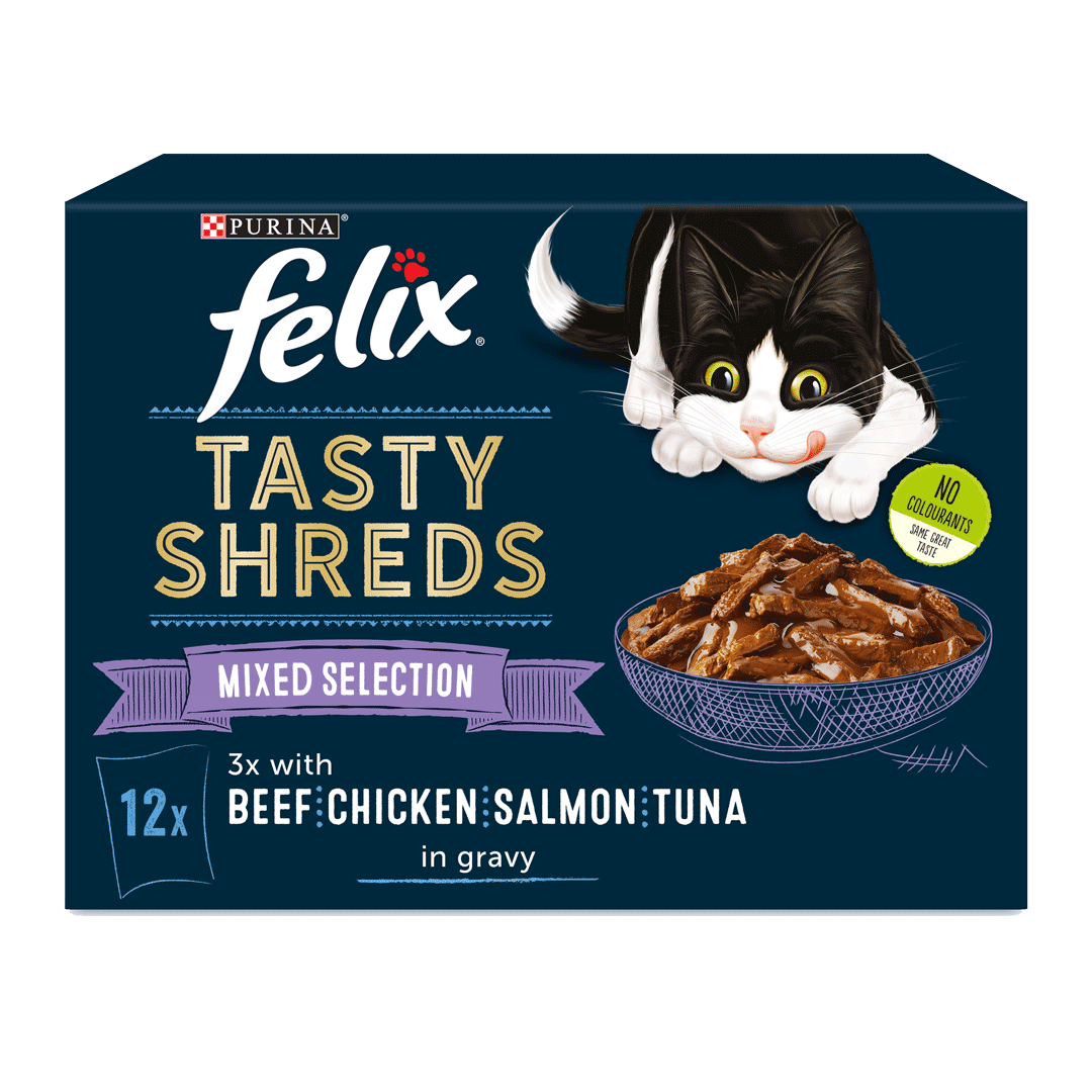 Felix cat food sales pouches