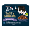 Felix Tasty Shreds Mixed Selection In Gravy Wet Cat Food Pouches