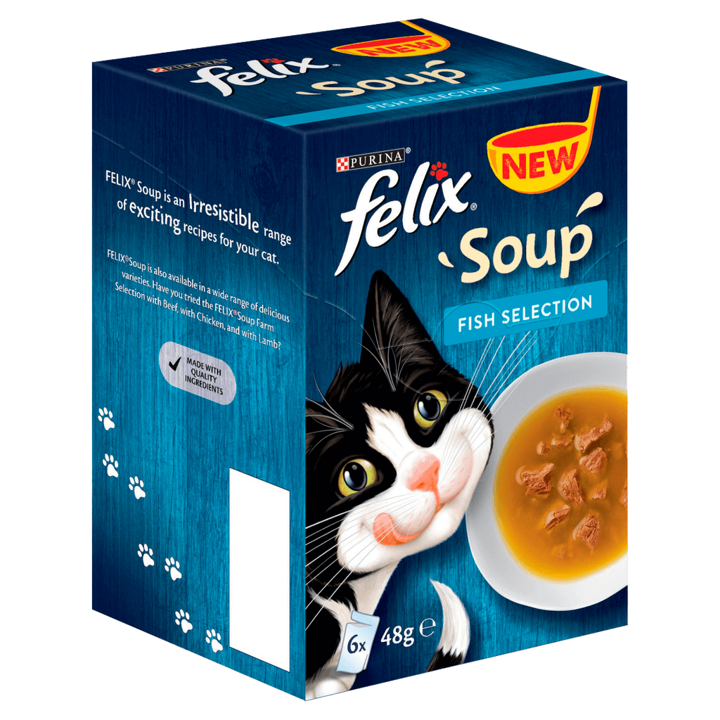 Felix Soup Fish Selection Wet Cat Food