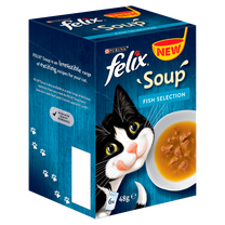 Felix Soup Fish Selection Wet Cat Food