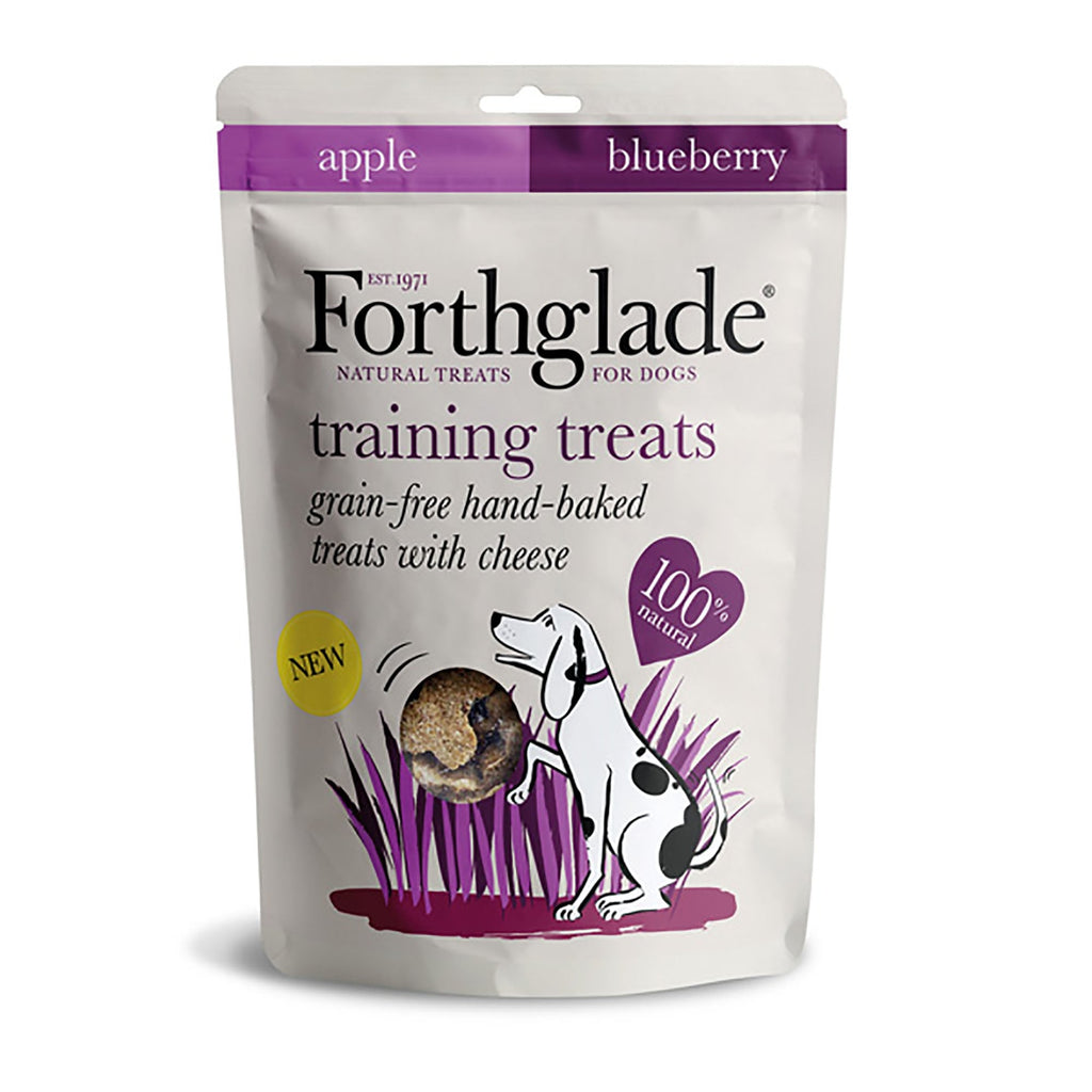 Forthglade Grain-Free Cheese, Apple, & Blueberry Training Treats for Dogs 150g