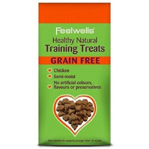 Feelwells Healthy Natural Grain-Free Training Treats for Dogs 115g