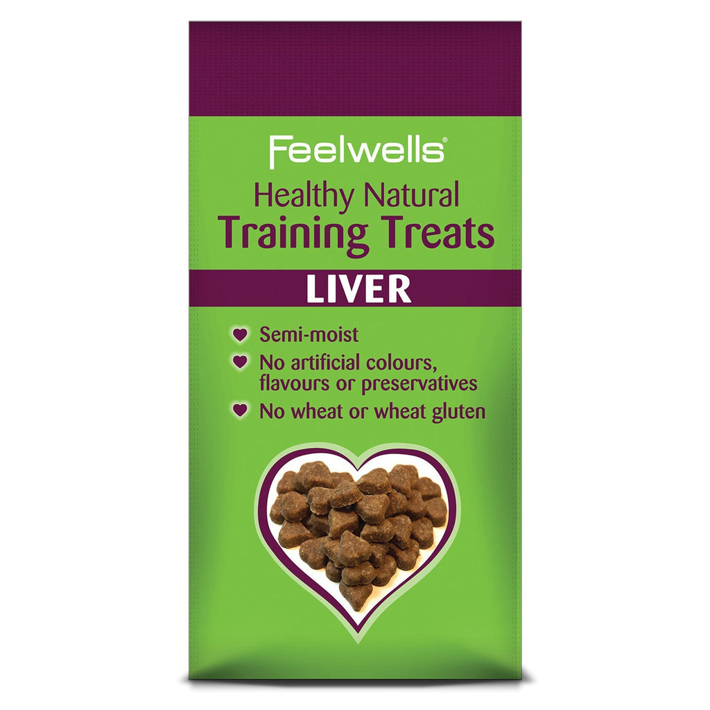 Feelwells Healthy Natural Liver Training Treats for Dogs 115g
