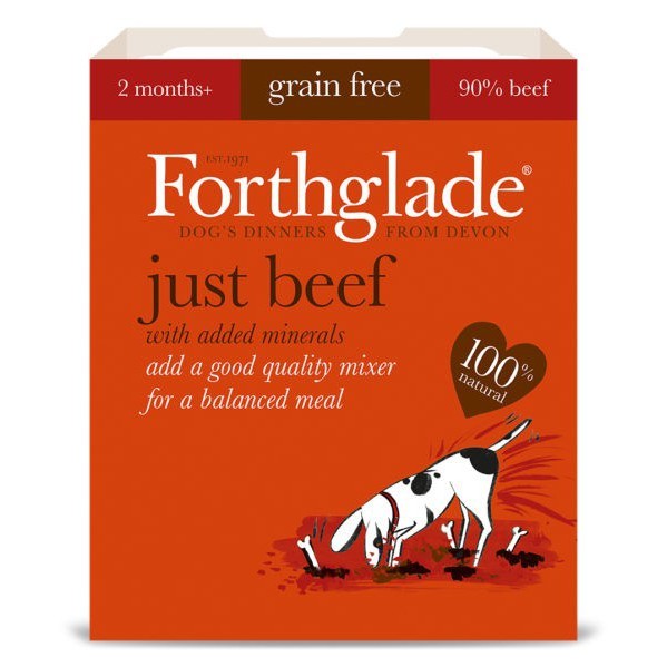Forthglade Just Beef Grain Free Food for Dogs - 395g