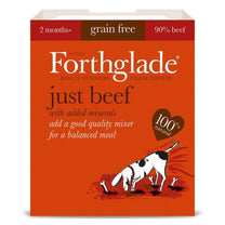 Forthglade Just Beef Grain Free Food for Dogs - 395g