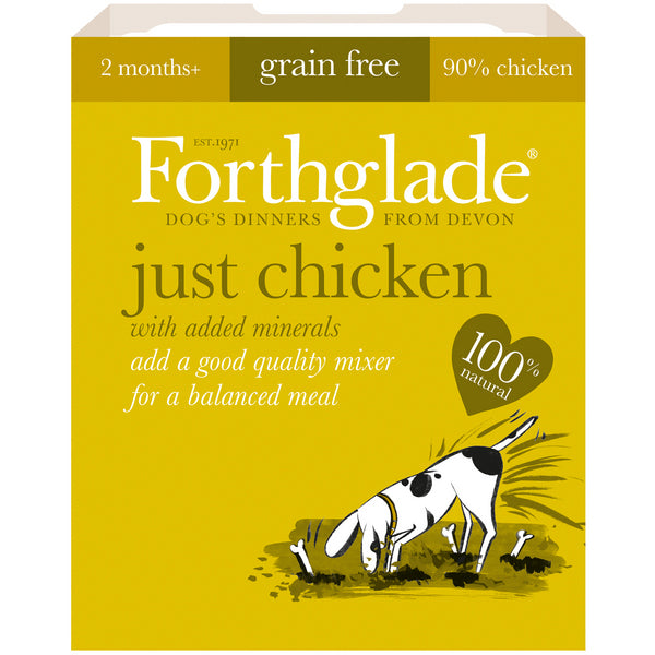 Forthglade Just Chicken Grain Free Food for Dogs 395g