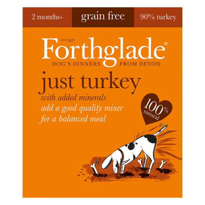 Forthglade Just Turkey Grain Free Food for Dogs 395g