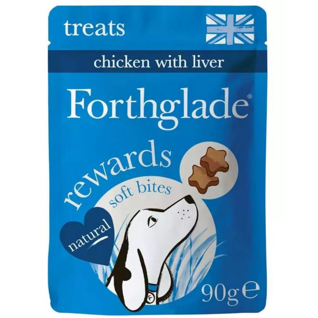 Forthglade Functional Natural Training Soft Bite Treats for Dogs - 90g
