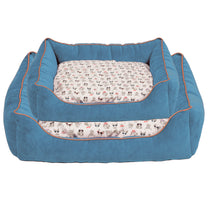 M.O.P Printed Sofa Bed Blue