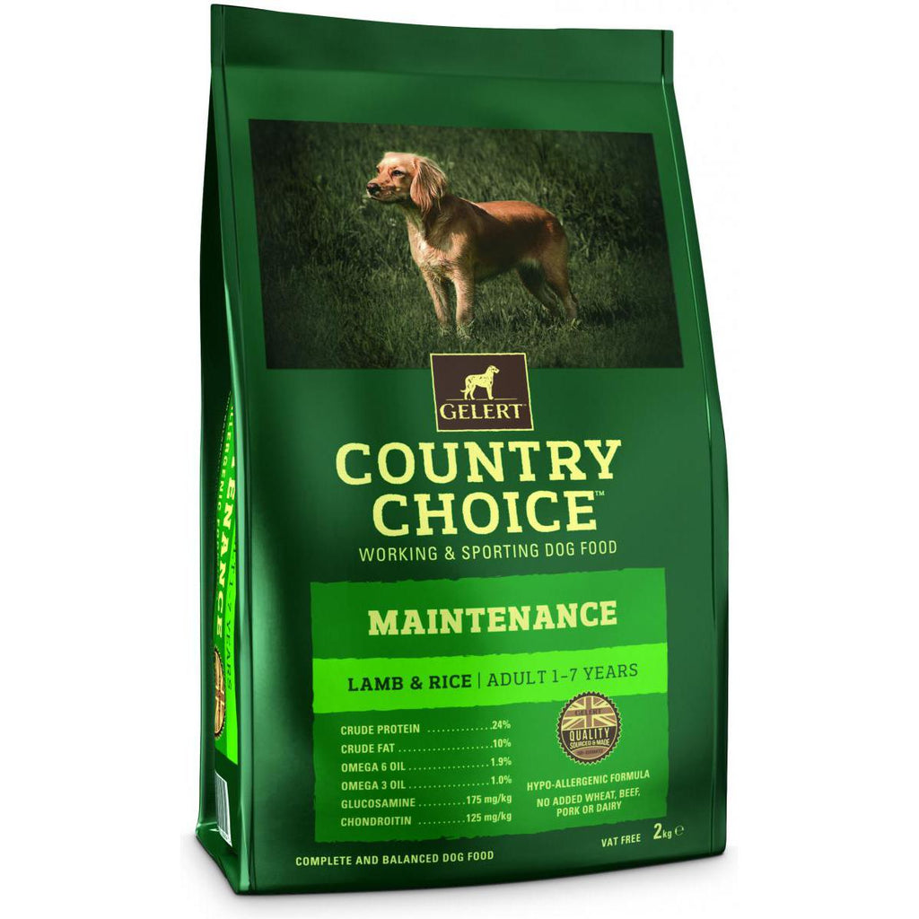 Gelert Country Choice Maintenance Lamb & Rices Dog Food
