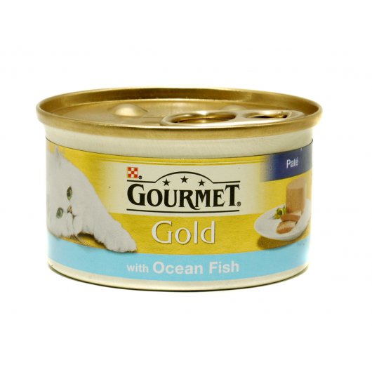 Purina Gourmet Gold Ocean Fish Pate in Cans for Cats - 85g