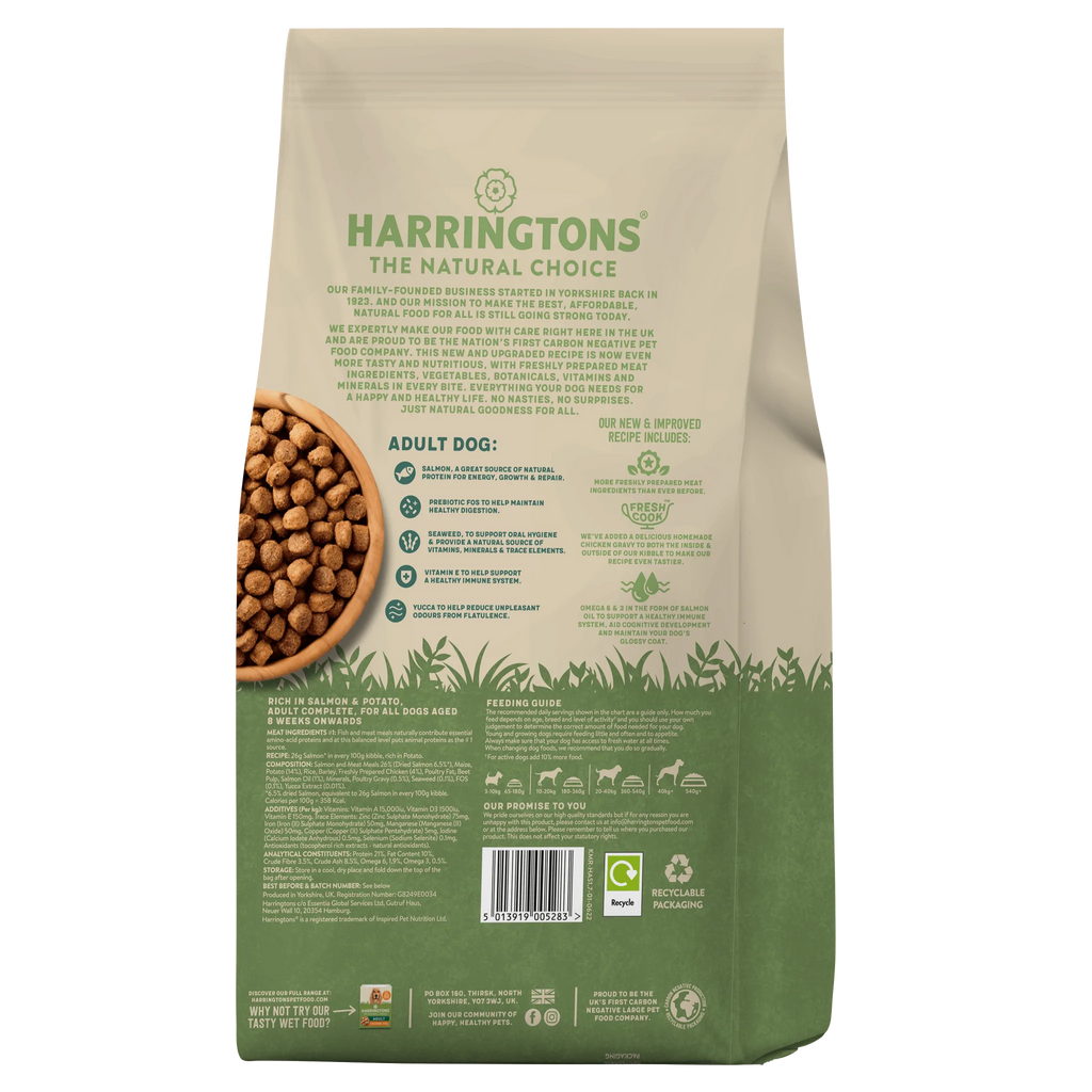 Harringtons dog food 2024 salmon and potato