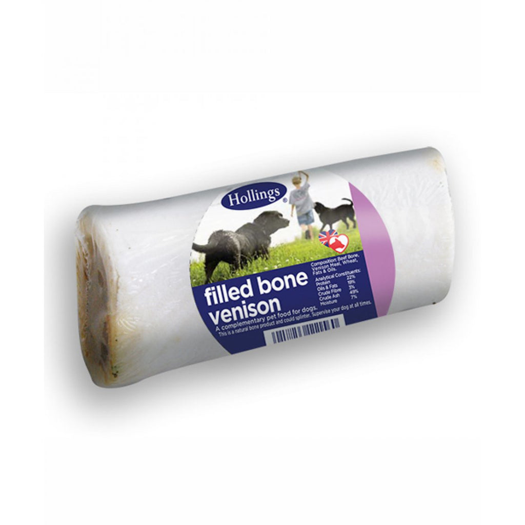 Hollings Wrapped Filled Bones Venison Treats for Dogs