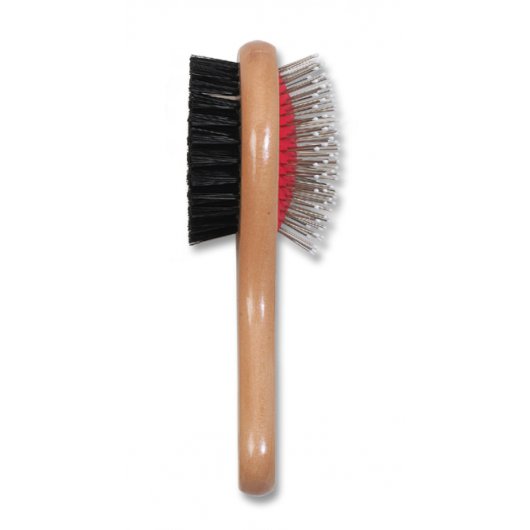 Ancol Wooden Handle Double Sided Brush