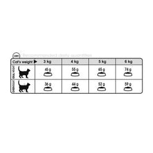 Royal Canin Urinary Care Dry Cat Food - Feeding Table