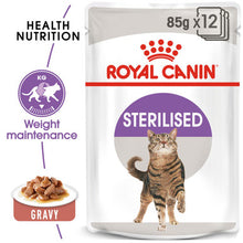 Royal Canin Sterilised Adult Wet Cat Food Gravy - Features