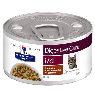 Hills Prescription Diet Digestive Care id Adult Wet Cat Food Stew with Chicken Vegetables