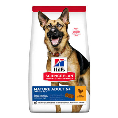 Hills Science Plan Large Mature Adult 6+ Dry Dog Food Chicken