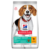 Hills Science Plan Perfect Weight Medium Adult 1+ Dry Dog Food Chicken