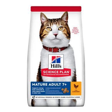 Hills Science Plan Mature Adult 7+ Dry Cat Food Chicken