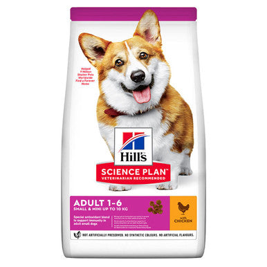 Hills Science Plan Small Mini Adult1 6 Dry Dog Food 3 kg Chicken