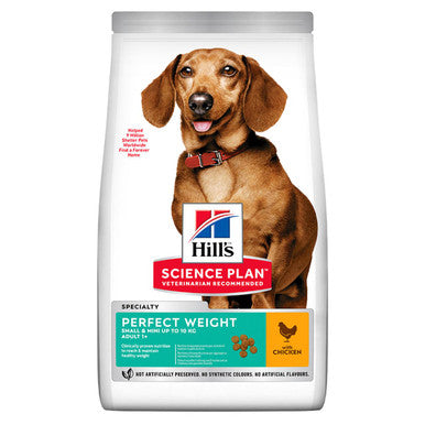 Hills Science Plan Canine Small Mini Adult Perfect Weight Chicken