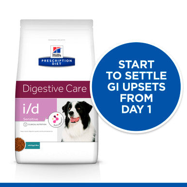 Hills Prescription Diet Digestive Care id Sensitive AdultSenior Dry Dog Food Egg Rice